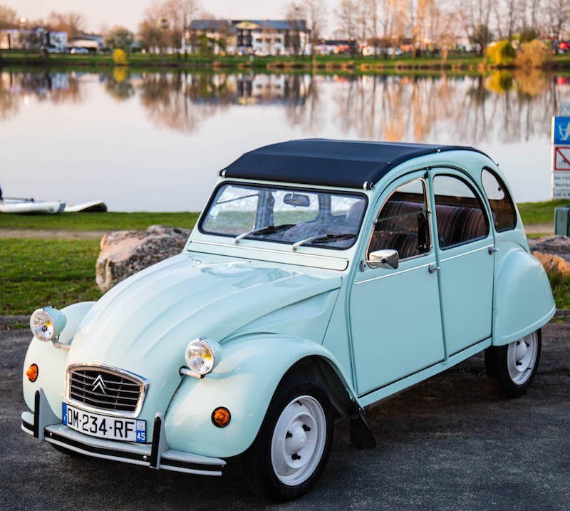 citroen 2cv vert jade