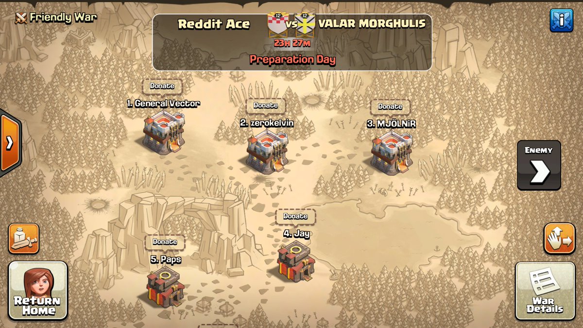 Here we go ladies and gents for our weekly #CWLR matchup vs. <a href="/Valar_MorCoC/">Valar Morghulis</a> ! This is going to be a close one stay tuned! 💪💪 #CWLProLeague