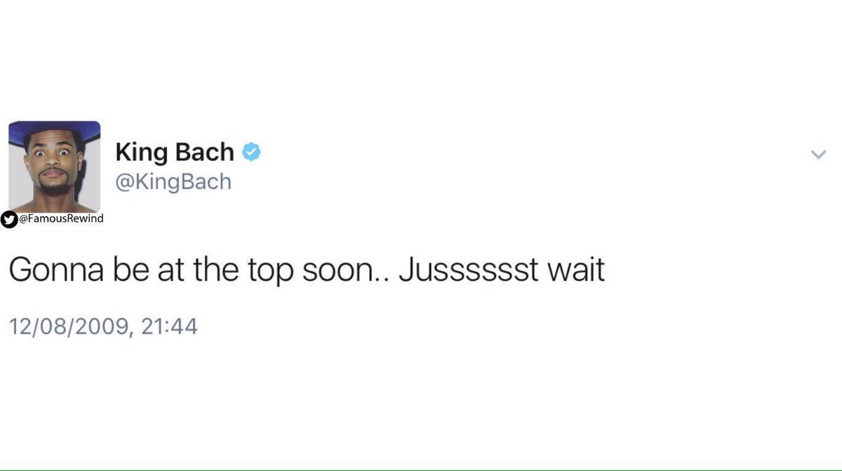 FamousRewind's tweet image. Most followed Viner. 2.5m+ combined YouTube subscribers. 13m+ Instagram followers. 2m+ Twitter followers. 9m+ Facebook likes. @KingBach 🔝
