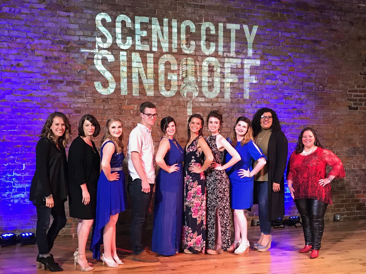 In awe of the talent in Chattanooga! Tonight we share the first Scenic City Singoff! Audience helps decide winner! #chattanoogagirlschoir