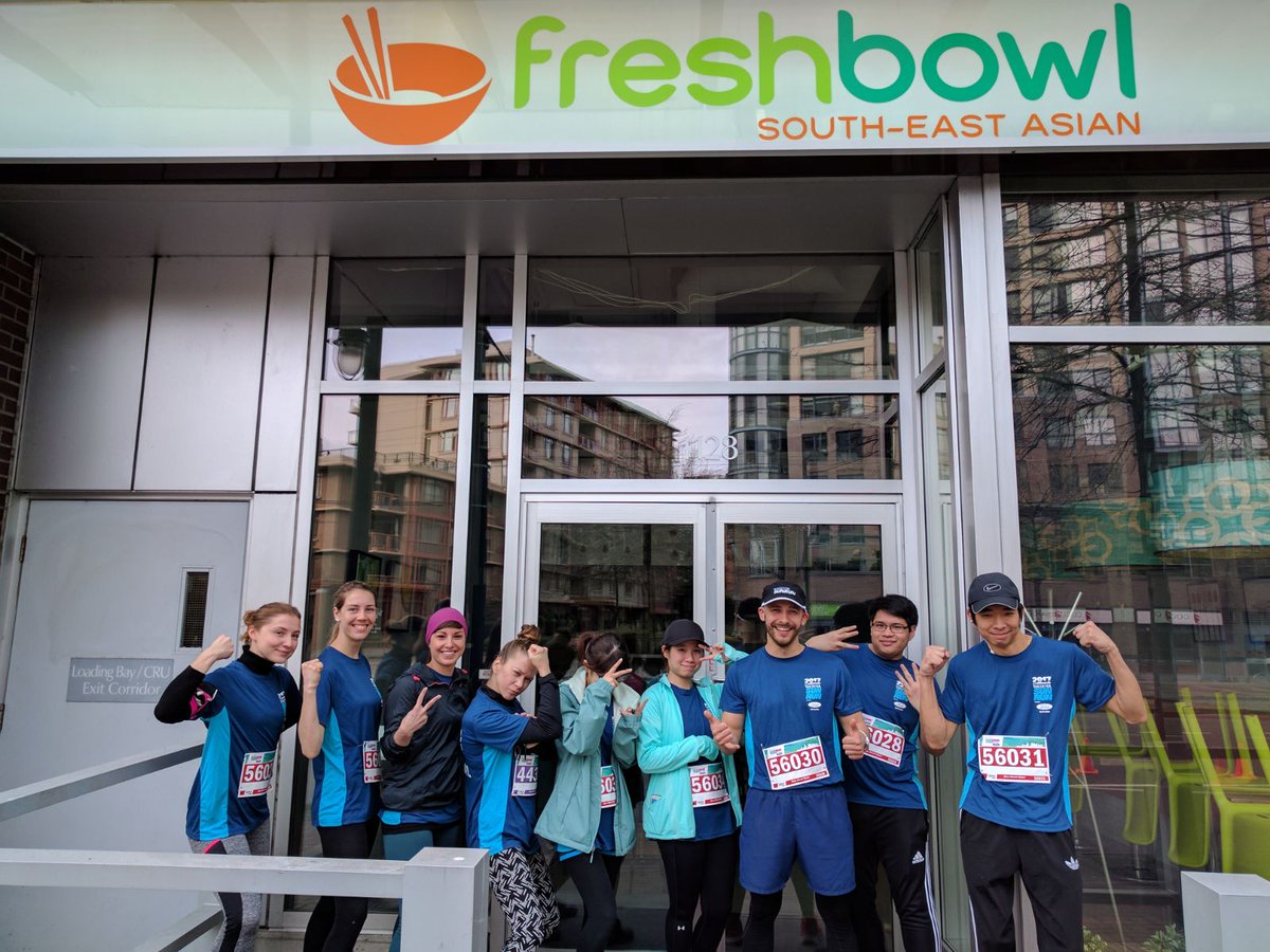 #TBT the Freshbowl team getting ready for Sun Run 2017!
