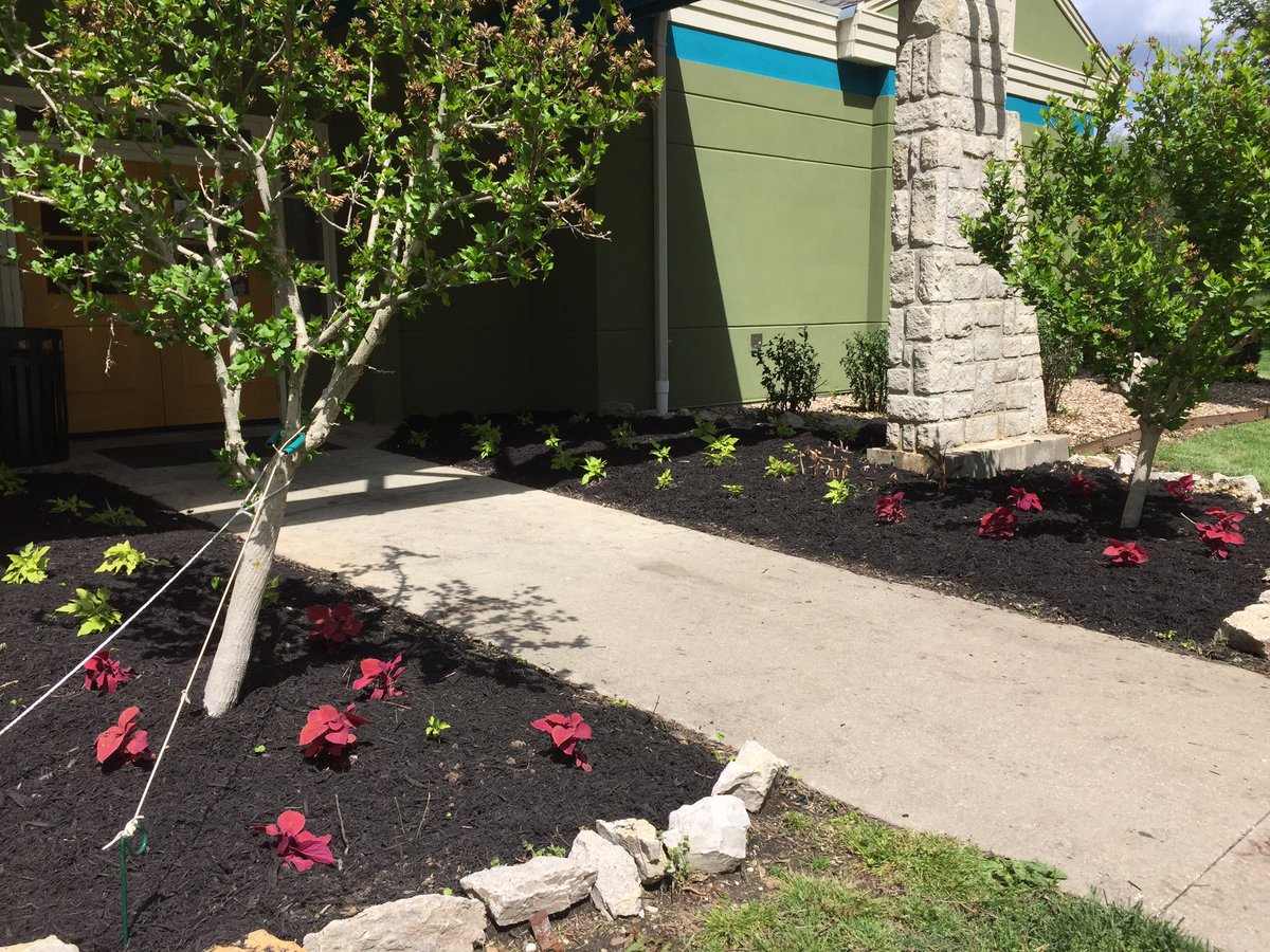 HOAgolfSuper's tweet photo. Got some flowers planted today #KCParks https://t.co/GQIdNl7Ovb