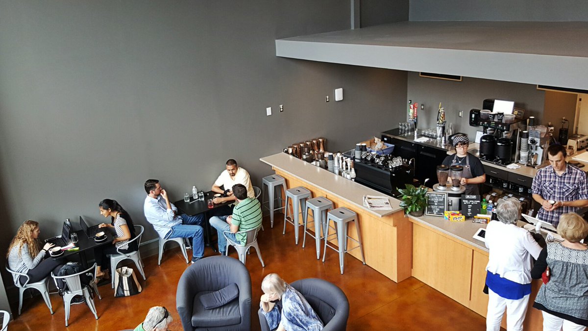 So glad downtown Cary has <a href="/BREWCary/">BREW at Cary Theater</a>. Great community gathering place w/ excellent coffee!