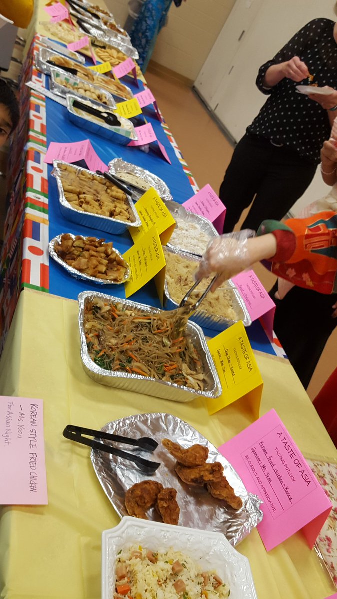 efoxmann's tweet photo. So much fun! Le Gout d'Asie, or Taste of Asia at Hebron-Harman IB World School https://t.co/qPKb153gha