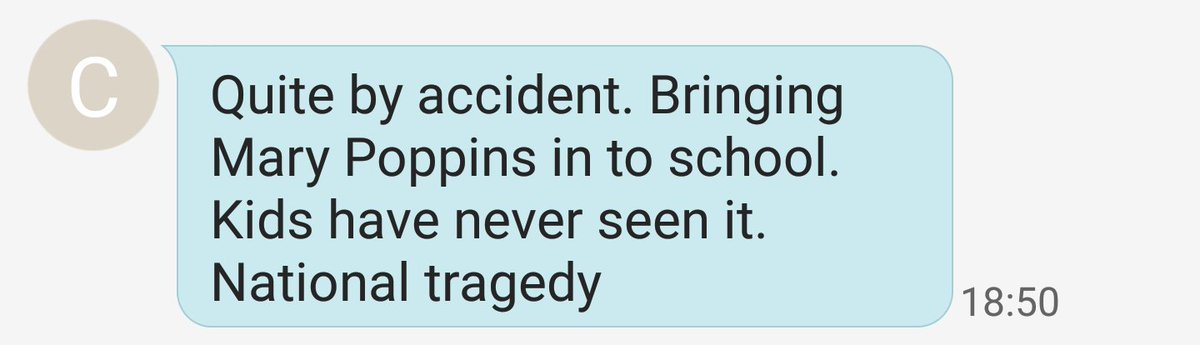 TheLocalDuchess's tweet photo. When your republican mother thinks kids not seeing Mary Poppins is a national tragedy but rape/PTSD survivors losing healthcare is not #AHCA https://t.co/5dVhZQsrJj