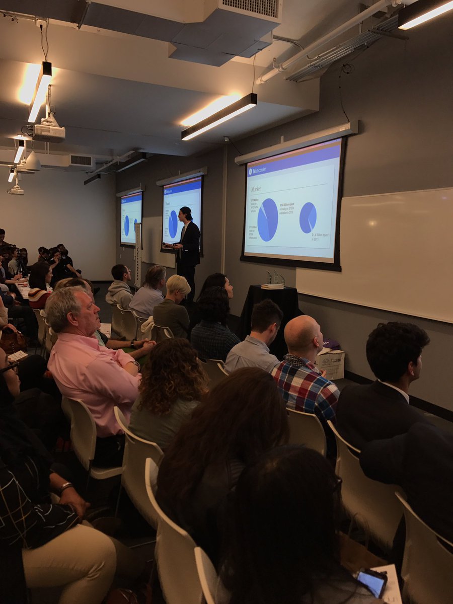 ivsnyu's tweet photo. @nyutandon Teddy Kim presenting Multicoder! Youngest entrepreneurs on the stage at #InnoVentionFinals https://t.co/dmFFPXGuNy