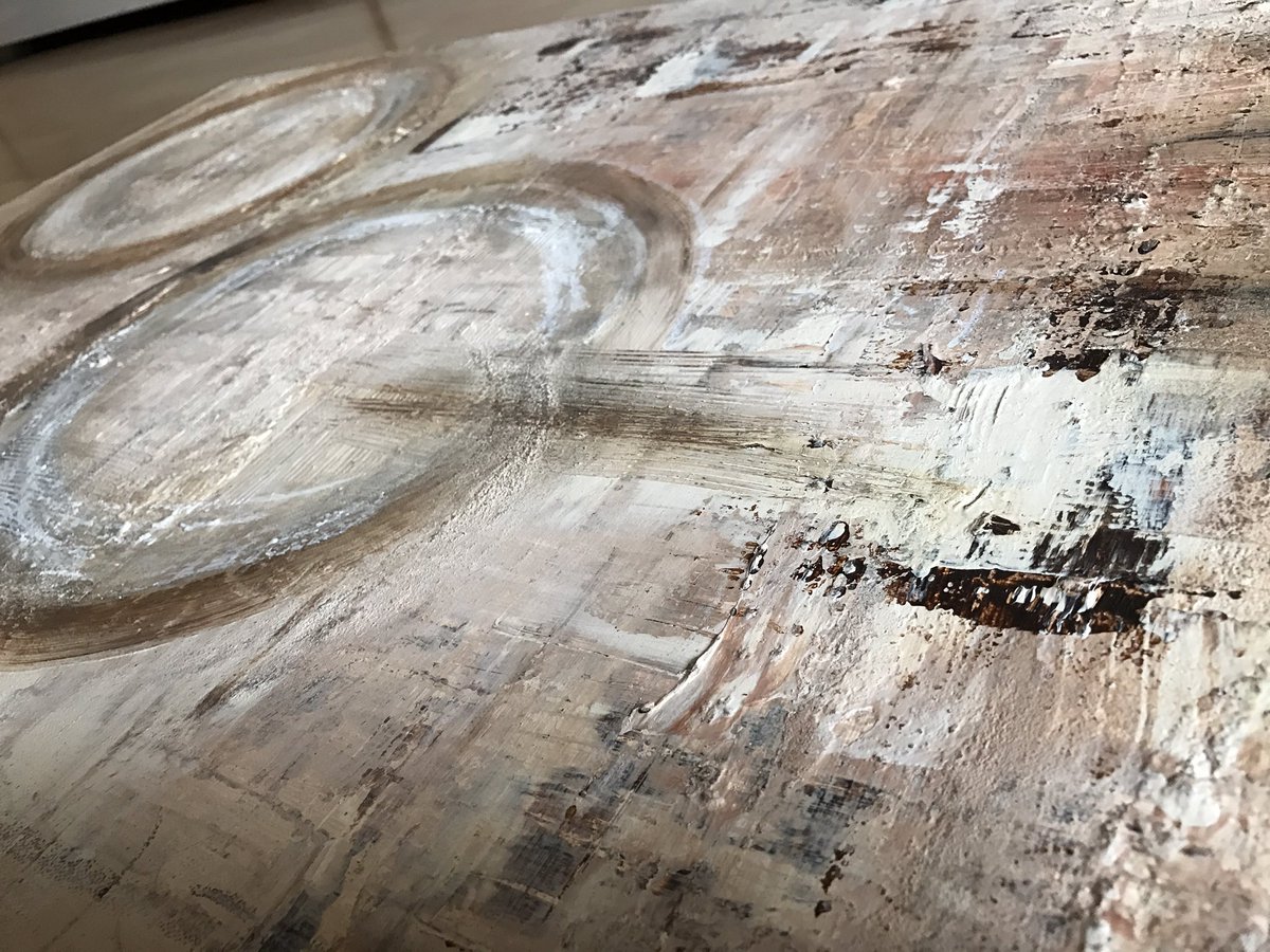 AcrylicP's tweet photo. #contemporaryart #art #Painting #Abstract #acrylic #breakout #mixedmedia #70x100 #brown #white #mypassion #kunst https://t.co/Kpi1eHj4fC