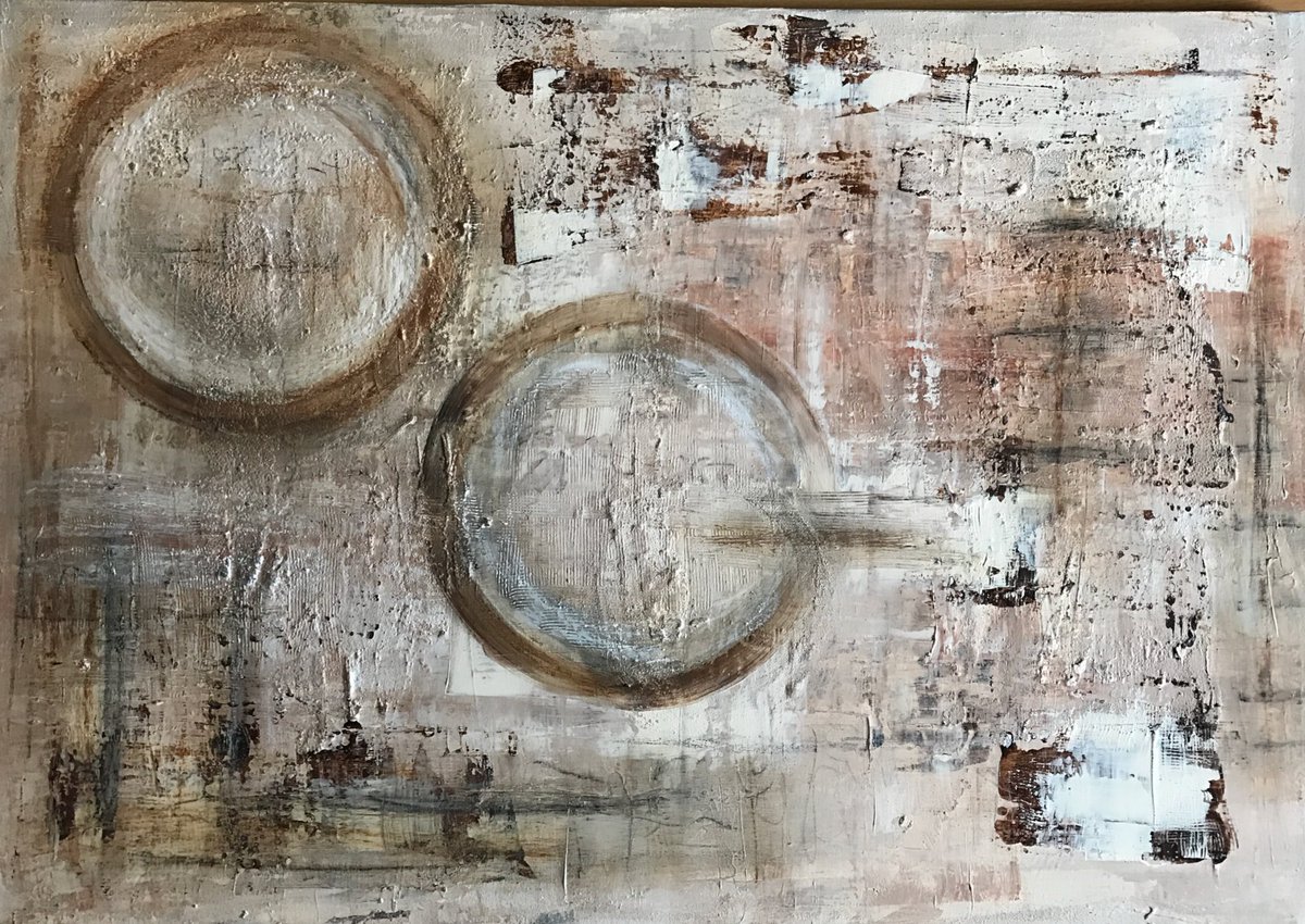 AcrylicP's tweet photo. #contemporaryart #art #Painting #Abstract #acrylic #breakout #mixedmedia #70x100 #brown #white #mypassion #kunst https://t.co/Kpi1eHj4fC