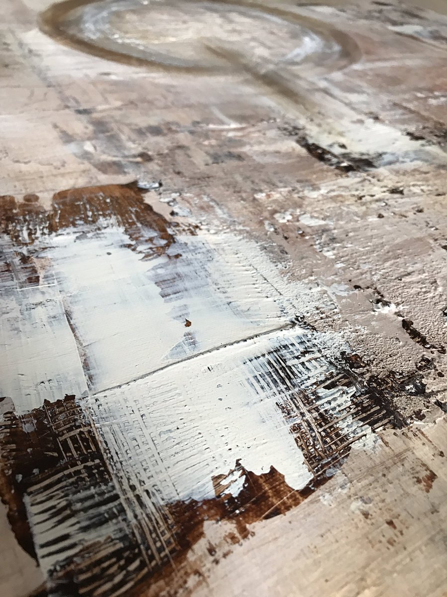 AcrylicP's tweet photo. #contemporaryart #art #Painting #Abstract #acrylic #breakout #mixedmedia #70x100 #brown #white #mypassion #kunst https://t.co/Kpi1eHj4fC