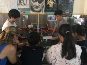 VintnerAngela's tweet photo. 4th graders visit the HS science lab to learn more about energy #4VCoolStuff201617 #AISGZ https://t.co/kX7T5zjJHX