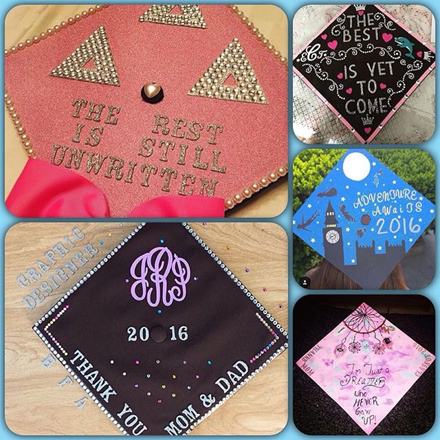 AdelphiU's tweet image. @ ALL SENIORS! Are you decorating your grad caps? Don't forget to share with us using the hashtag #AdelphiGradCaps17! 🎓