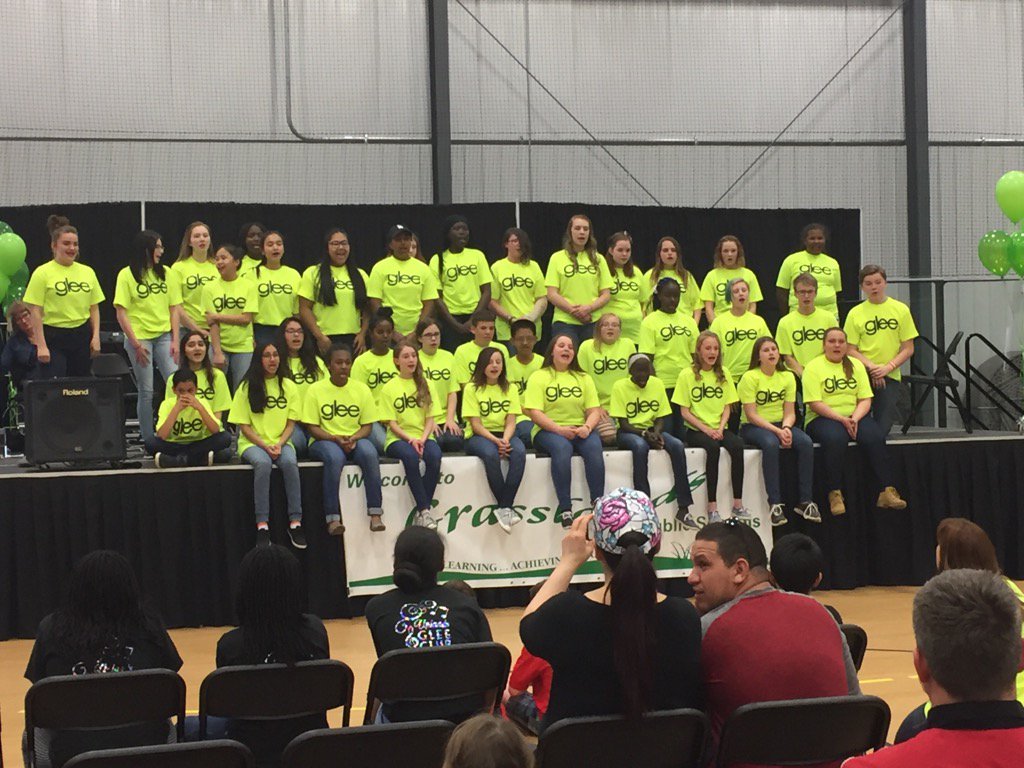 BJHS GLEE Rocks the Grasslands Literacy Fair@GPSD6.  Great job Mrs Watson