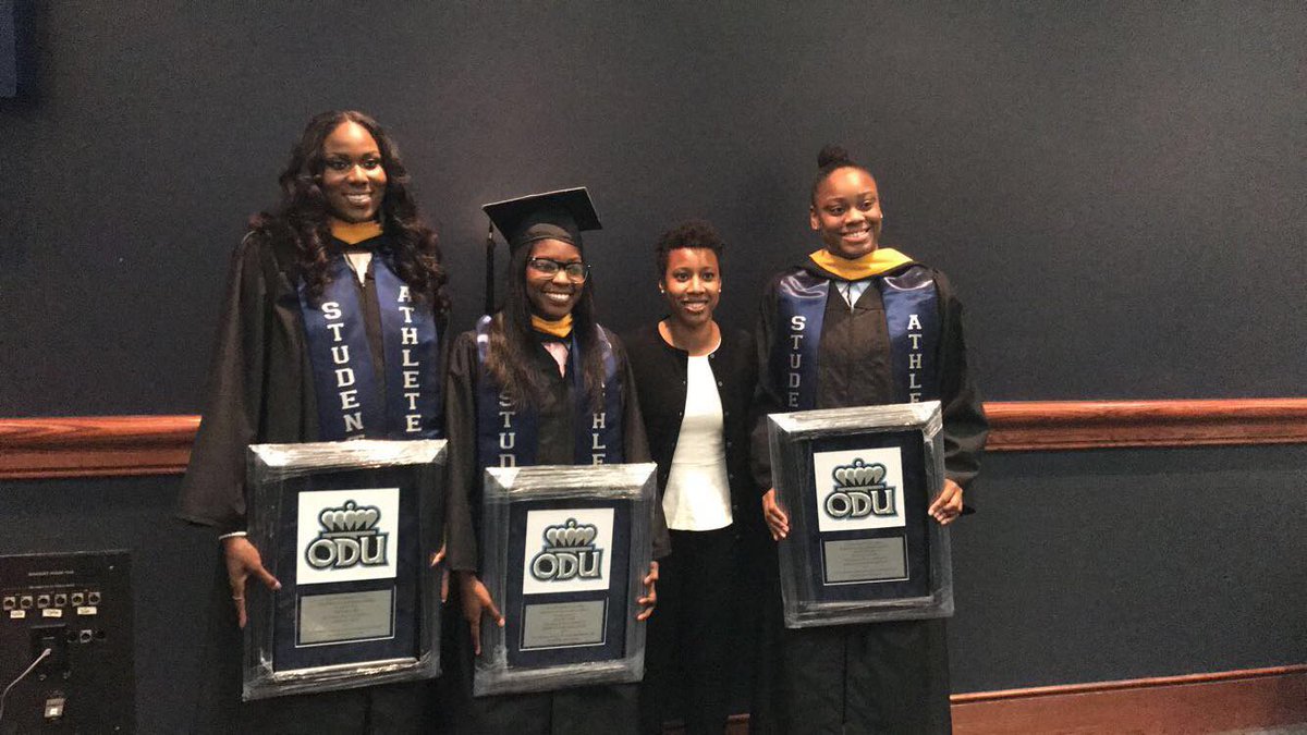 AshLangford's tweet photo. Student-Athlete Graduation Reception was on point tonight.  Proud of all the soon to be graduates! @ODUPRIDE https://t.co/7Y8KsgN4VZ