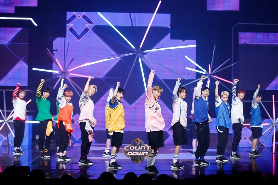 punchpics's tweet photo. official photos of team A on mcountdown https://t.co/o9k3AabcGK