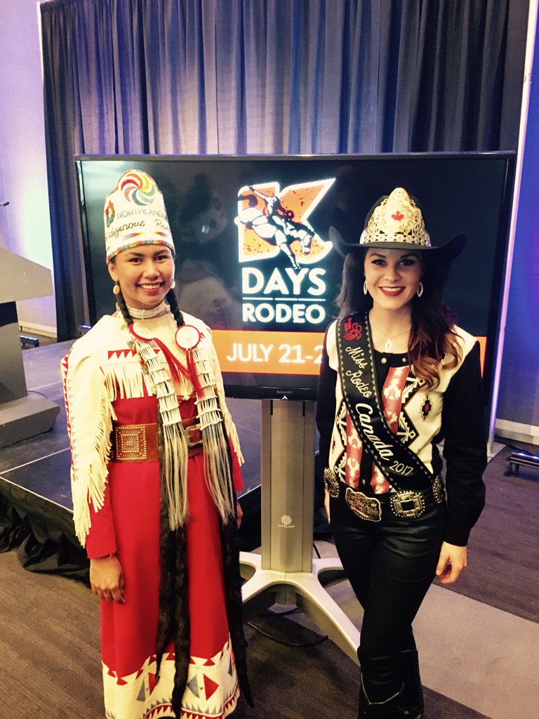 timreid62's tweet photo. Two of my favourite people @NorthlandsIP and @missrodeocanada help kick off a action packed summer @Northlands https://t.co/b8y3rsjRMH