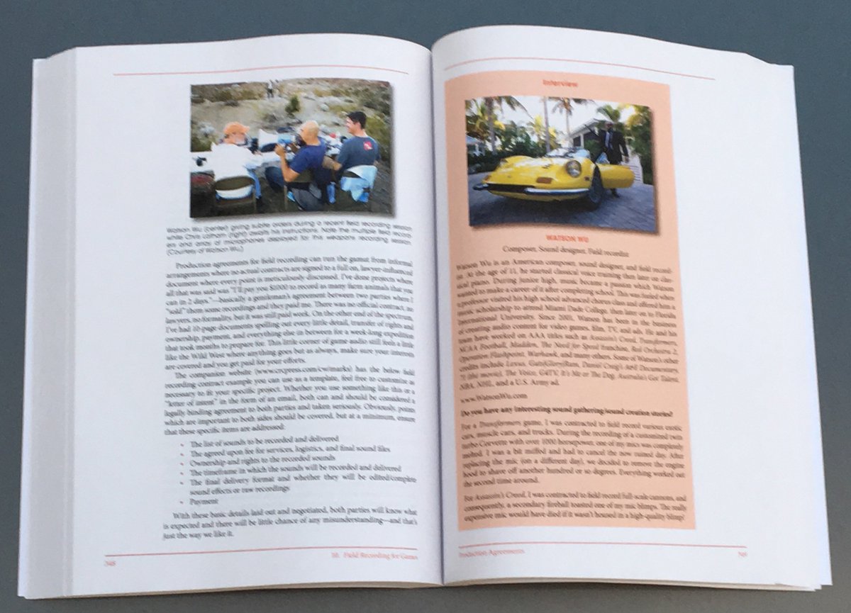 watsonwu's tweet photo. I am blessed to be in this new book! Thank you Aaron Marks!! Details at https://t.co/M8SUVG45mU #gameaudio #videogames #crcpress #aaronmarks https://t.co/M1327Qup4g