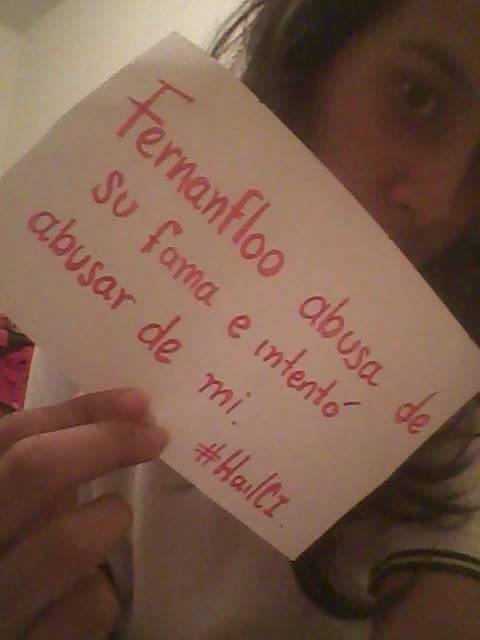 aleacosta692's tweet photo. #FernanflooAcosador no creo que les haya gustado lo que les hiciste https://t.co/wJ2XFjLwkW
