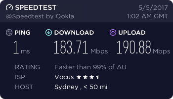 SquizzFilms's tweet photo. Works internet is amazing! 1 PING :O https://t.co/EvBas5WU33