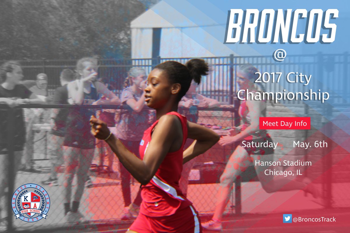 BroncosTrack's tweet photo. Come out and support our boys and girls this Saturday, May 6th as they compete for the city championship at Hanson Stadium https://t.co/UpNyms8LoD