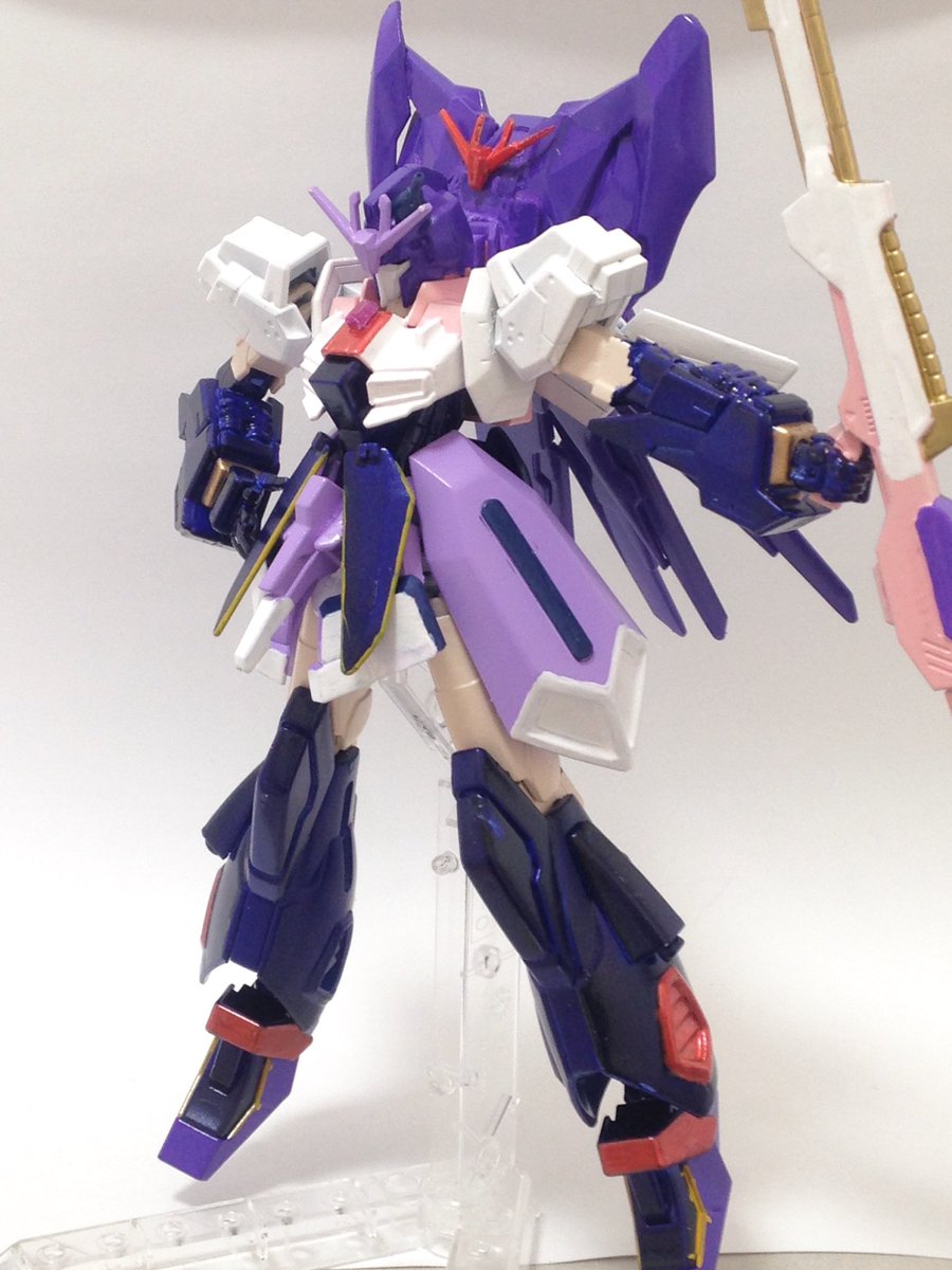 shinksan409's tweet photo. キュアマジカル 2017年4月製作。ライトニングΖ+スクランブルガンダム+バウ。基本的にミラクルとパーツを交換しながら製作。 #curemodel https://t.co/FTBTeW50ci