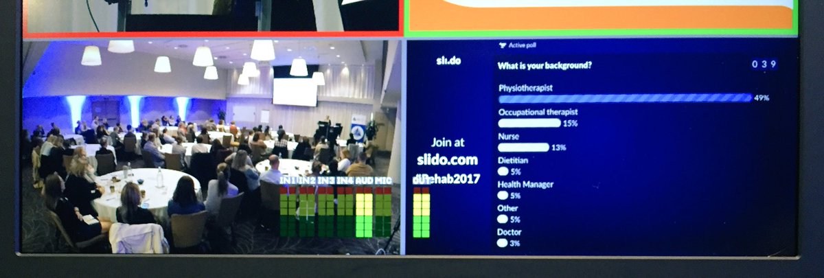 mediahousetech's tweet photo. @nswaci using @Slidoapp at today's #Rehab2017 forum. Great #interactive tool for polling with live &amp; #OnlineAudience for #LiveStreaming https://t.co/DxvPeHxb30