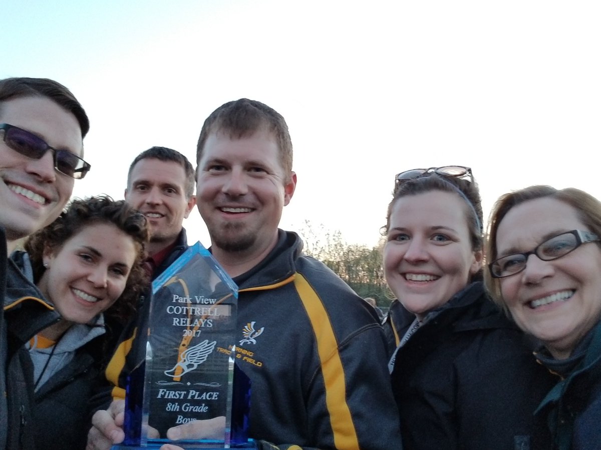 MrRileyReads's tweet photo. We couldn't be more proud of our team! 1st place for 8th grade and 3rd place for 7th grade at the Park View Relays! @HorningMiddle #1Horning https://t.co/onFKfmHn7s
