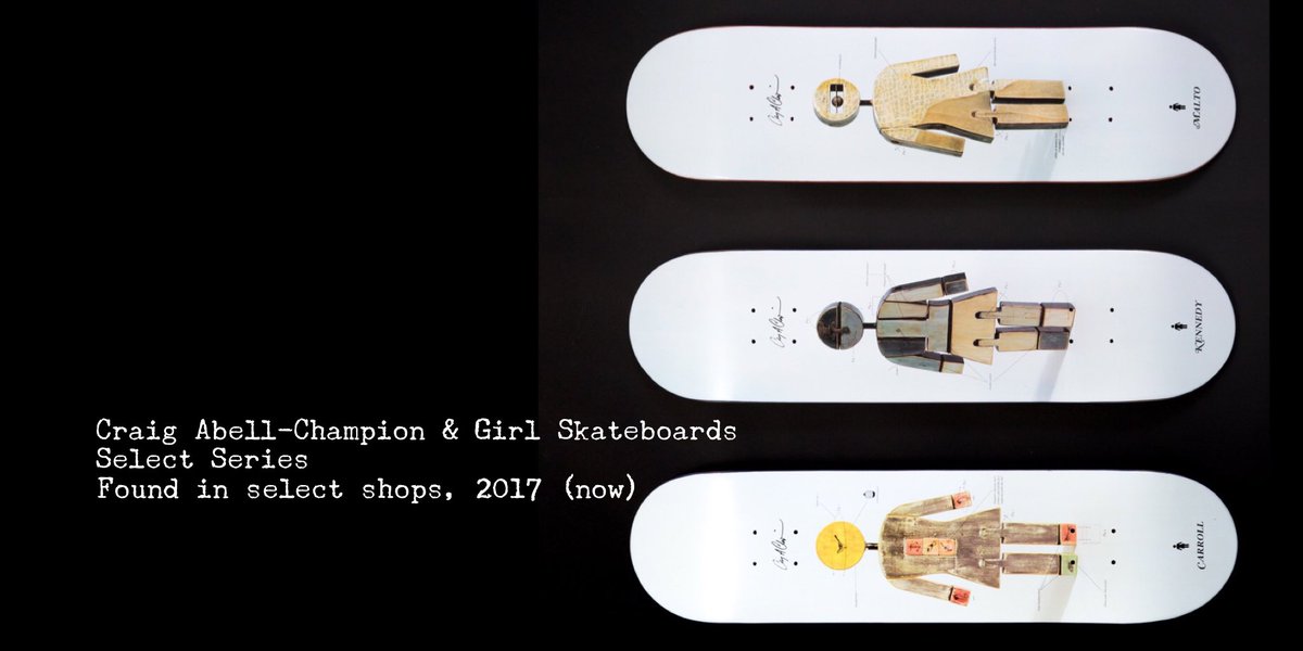 The "coming soon" is over. They're out! Get one or all of my #girlskateboards #selectseries ONLY in #skateshops craigachampion.com/projects