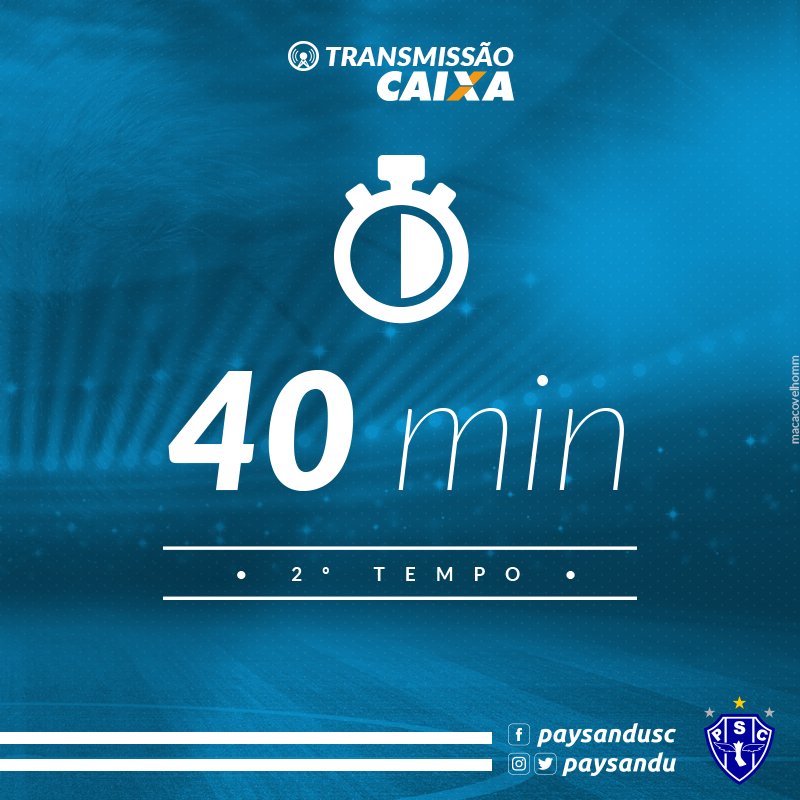 Paysandu's tweet photo. 40 min/2T: Luverdense 3x1 Paysandu
#AForçadoLoboVemdaAmazônia #LUVxPAY #CopaVerde2017 https://t.co/pusIshaSuY