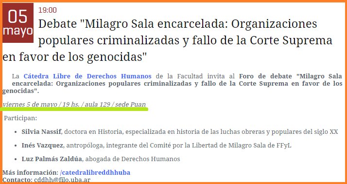 мeli watanabe (@meliwatanabe) on Twitter photo La FFyL de la UBA <a href="/filo_uba/">Facultad de Filosofía y Letras UBA</a> repudia el fallo de la Corte Suprema Convoca el viernes 5/5 - 19hs Aula 108 - Puan 480 al debate de la <a href="/CatDdhh/">Cat. Libre de DDHH</a> La FFyL de la UBA <a href="/filo_uba/">Facultad de Filosofía y Letras UBA</a> repudia el fallo de la Corte Suprema Convoca el viernes 5/5 - 19hs Aula 108 - Puan 480 al debate de la <a href="/CatDdhh/">Cat. Libre de DDHH</a>