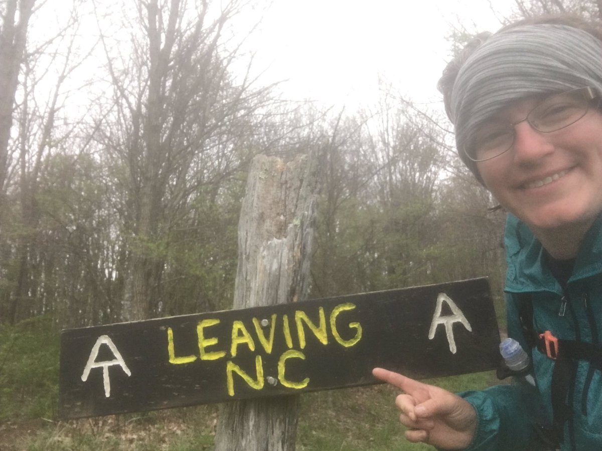 PogoPacks's tweet photo. Another state down! #AT2017 #NOBO #AppalachianTrail https://t.co/RwOfGbSYeG