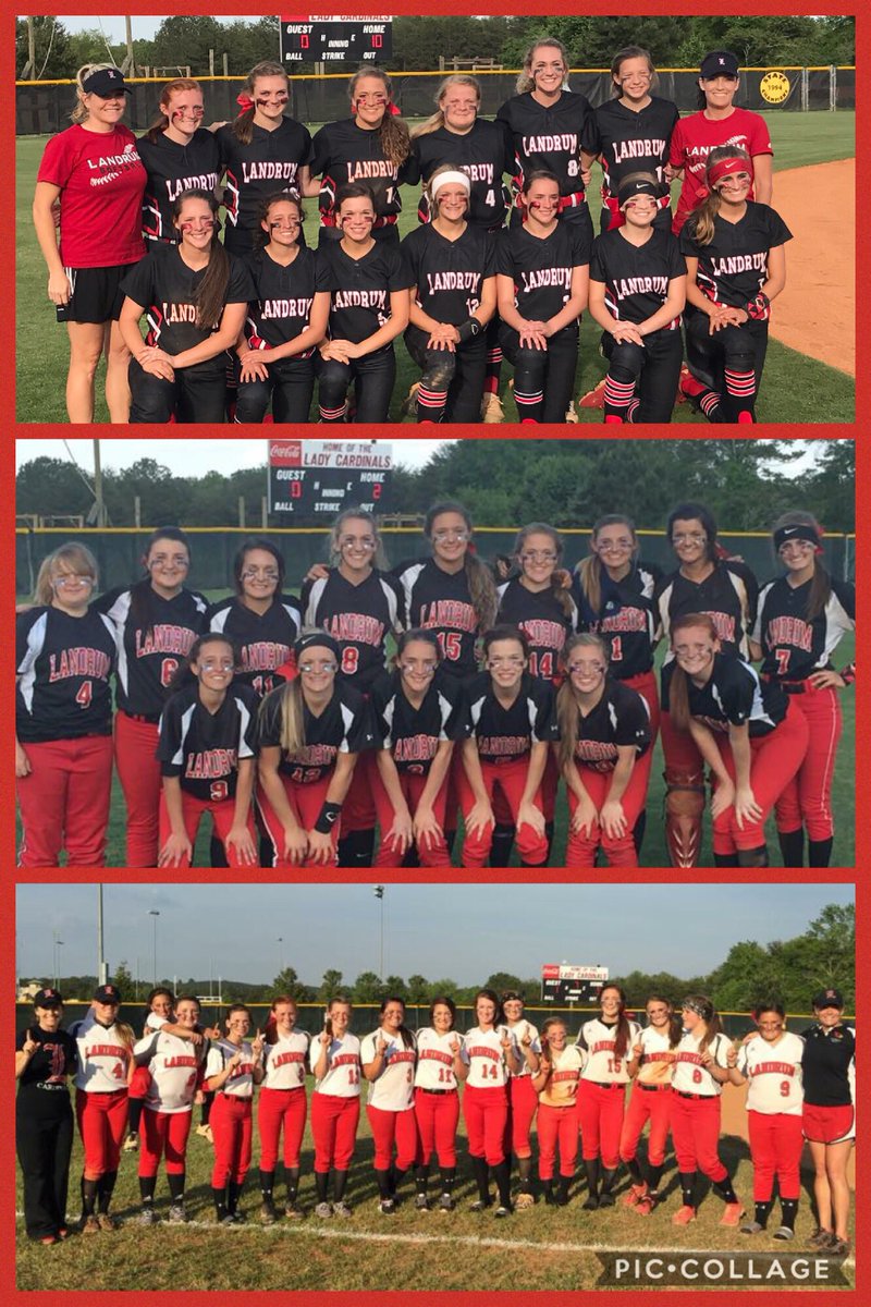 landrumsoftball's tweet image. BACK TO BACK TO BACK DISTRICT CHAMPIONS! Your Landrum Lady Cards! Come out Friday @ 7:00 &amp;amp; support these ladies!!#upperstate #alltheydoiswin