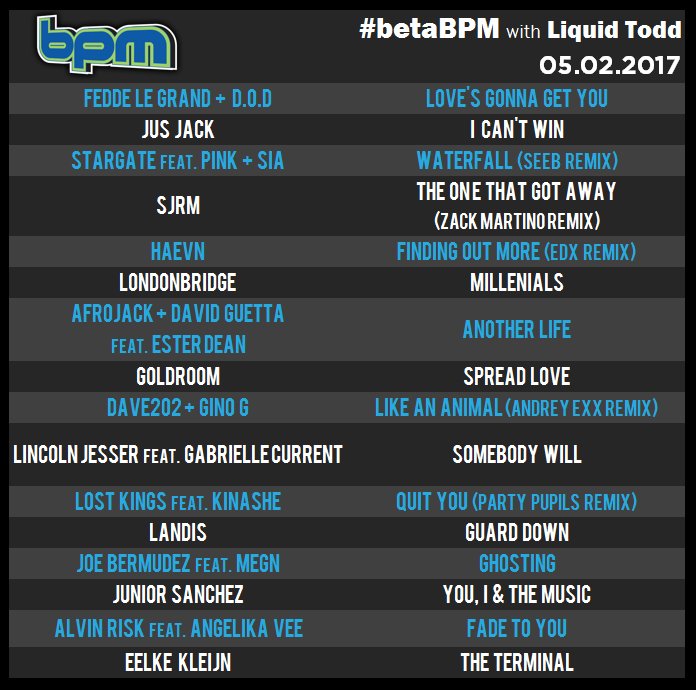 TONITE #betaBPM replay at MidEST with debuts from <a href="/feddelegrand/">Fedde Le Grand</a> <a href="/SJ_RM/">Sunnery James & Ryan Marciano</a> <a href="/lincolnjesser/">lincoln jesser</a> <a href="/AlvinRisk/">Alvin</a> <a href="/juniorsanchez/">JuniorSanchez</a> +more! @siriusxm ch.51 #BPM