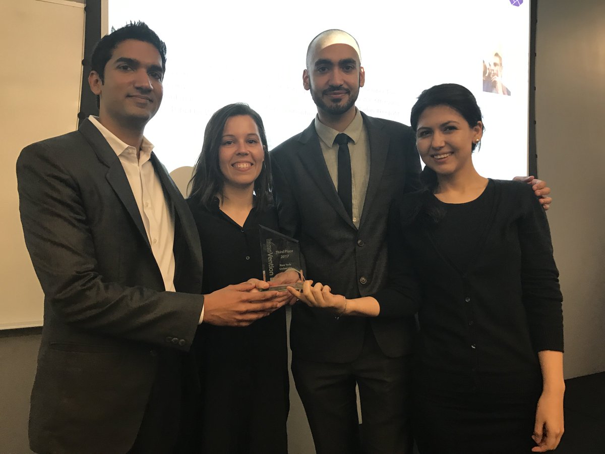 nyutandon's tweet photo. Meet the winners of @eianyu #InnoVentionFinals! 1st place State Space Labs, 2nd place Multicorder & 3rd place INVIP https://t.co/AJvuX3xBZl https://t.co/XAxLEucipg