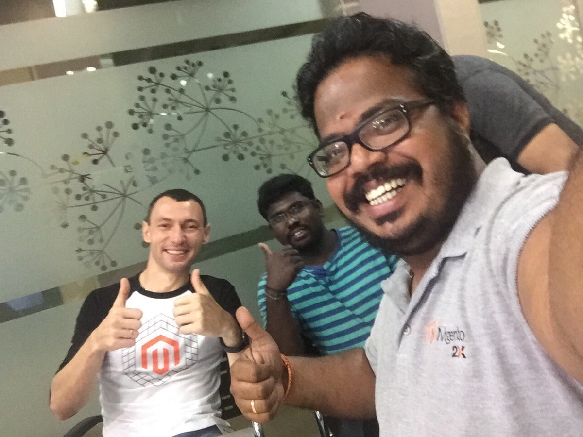 DCKAP's tweet photo. DCKAPians making contributions on @magento Contribution Day - Chennai. 
#MagentoCommEng #MLIN17 @maksek_ua https://t.co/Z8Gz9SFGdw