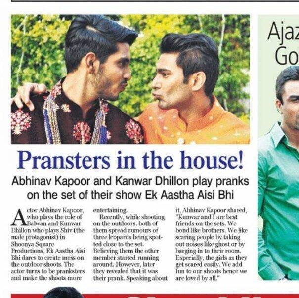 Todays article in Absolute India with <a href="/abhinavkap/">Abhinav Kapoor</a> 😎🤠👌
#EkAasthaAisiBhi #Brothers