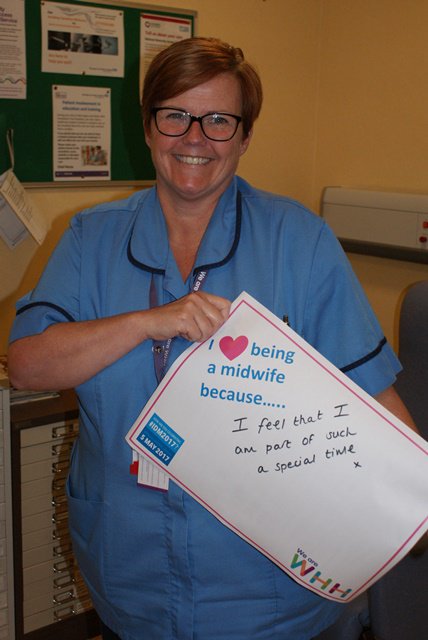 NorthCandMNHS's tweet photo. Happy international day of the midwife to all of the midwives out there! Our midwives want to share why they love being a midwife. #IDM2017 https://t.co/LJcFd4MRkx
