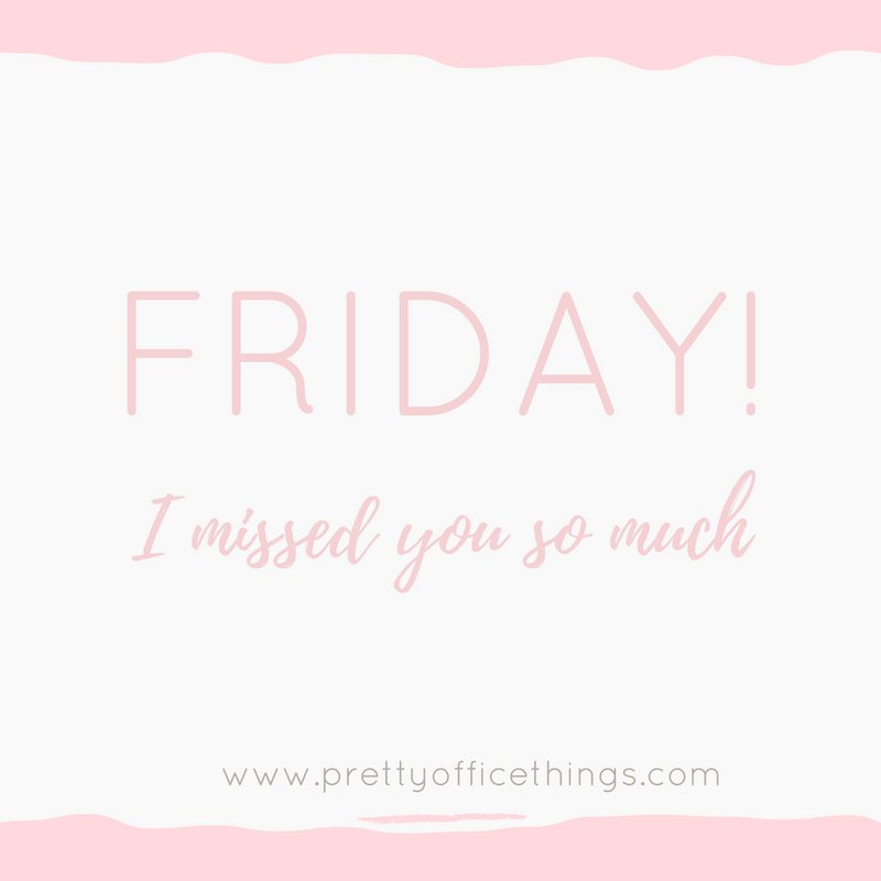prettyoffices's tweet photo. Friday! I missed you so much!! <3 xx #FRIYAY https://t.co/Shzw8Q7Ohi