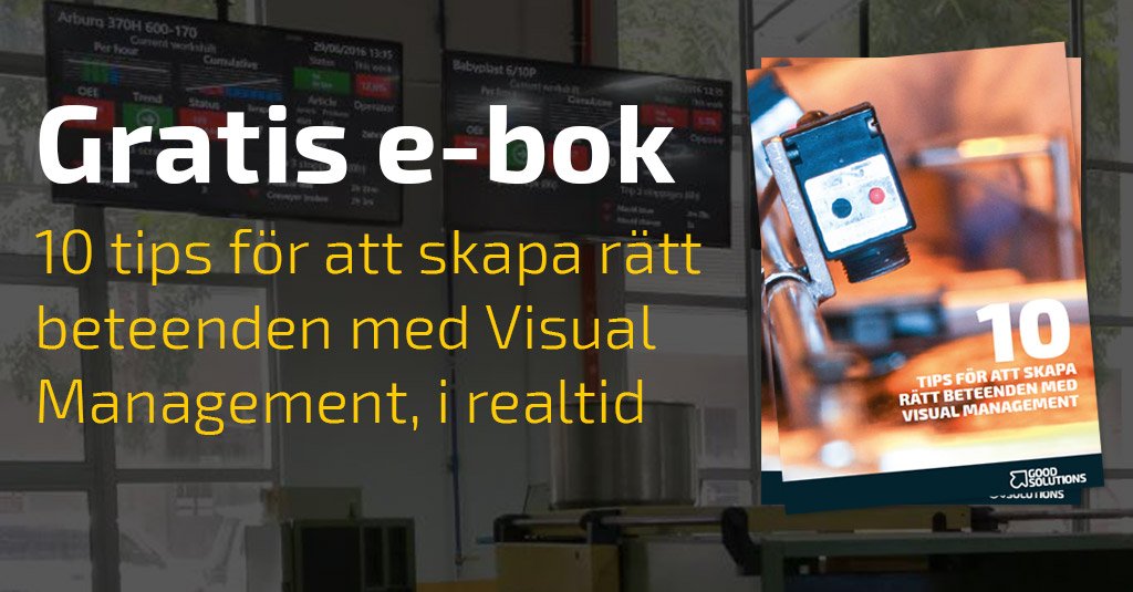 good_solutions's tweet photo. Gratis e-bok: 10 tips för att skapa rätt beteenden med
Visual Management, i realtid #visualisering #smartindustri
https://t.co/Wy1aLJ7pFR https://t.co/eUaRO5BV2Y