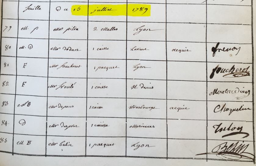 EnlightenmentDH's tweet photo. Found a custom record dating from 15 July 1789, 1 day after the Bastille's fall. It was 'bureaucracy as usual' then! #MPCEtoday #dh #c18 https://t.co/3Xe5z7N2Td