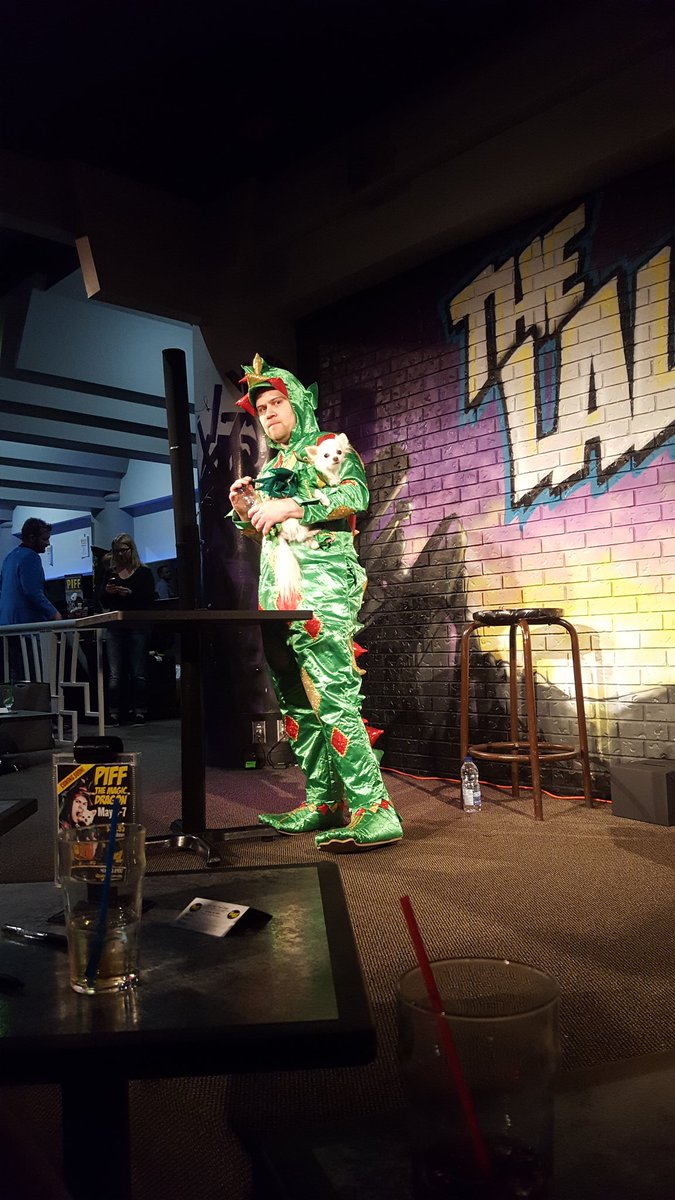 jenraft's tweet photo. Thank you @LaughShopYYC and @thepiff for a great show. You topped last year.  #youlookingatme .  What is your card #twoofdiamonds #frontrow https://t.co/T6reh1ryHD