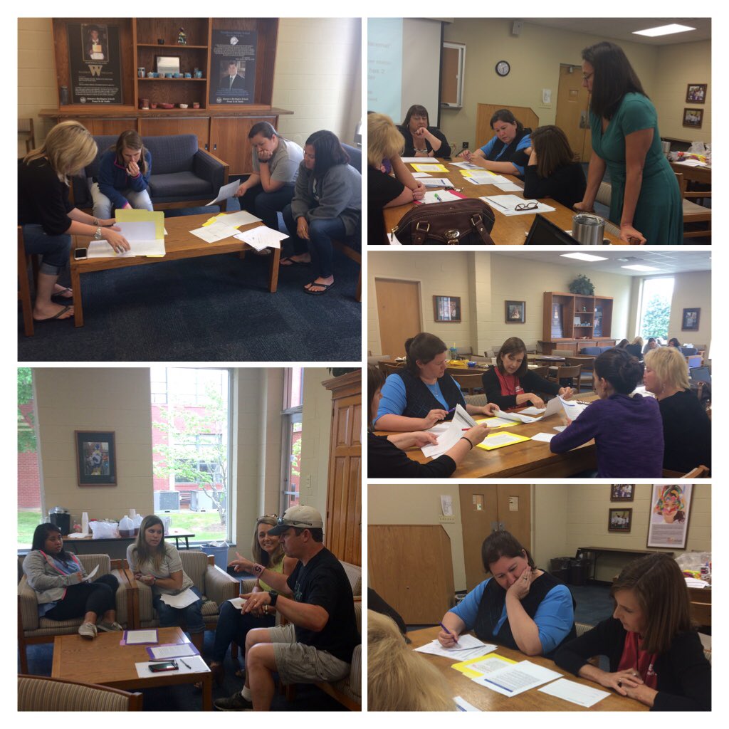 SouthernAMiddle's tweet photo. SMS math teachers planning and collaborating with other ABSS math Ts at MDC (math design collaborative) #samstigerpride https://t.co/pilZSrzzwy
