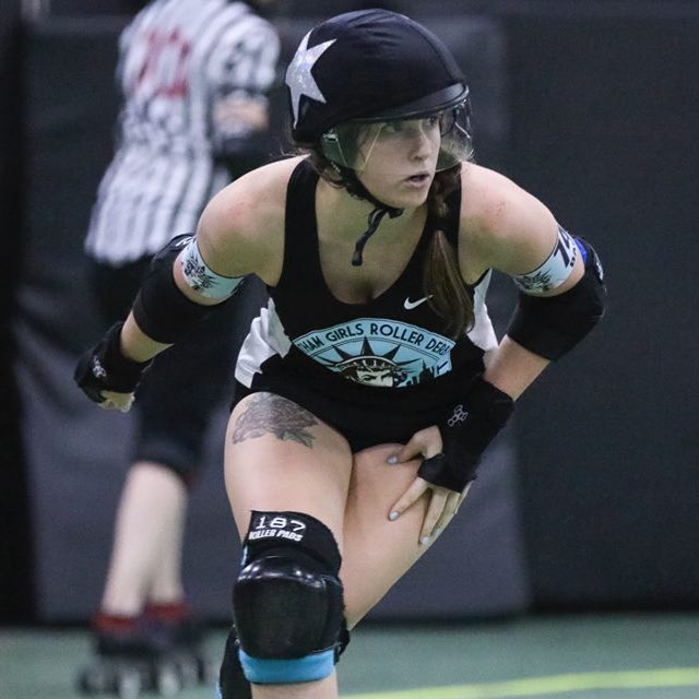 gothamderby's tweet photo. Happy Bday 🎉🎂Barf Simpson! Barf joined #GGRD in 2015 & plays for #DiamondDistrict & #GrandCentralTerminators https://t.co/nAxgdkICTT