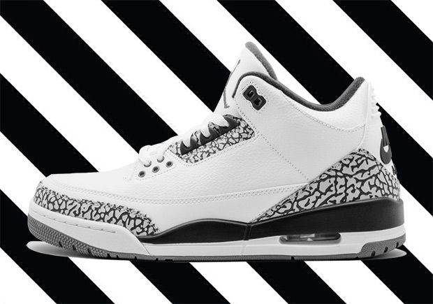 SneakerNews's tweet photo. OFF WHITE has an Air Jordan 3 with Retro '88 Nike Air branding coming in the near future https://t.co/KVFvTNeNbi https://t.co/haw6XgKsel