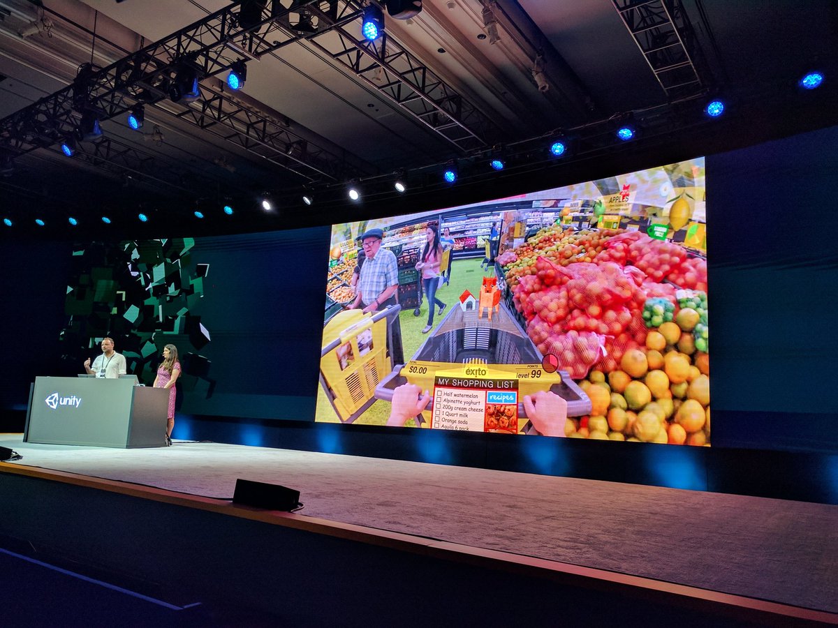 postPerspective's tweet photo. The best (and worst) uses of #AR ?? @unity3d #Vision17 #VisionSummit2017 #VR #AR #MR https://t.co/hoPoEPiXmR