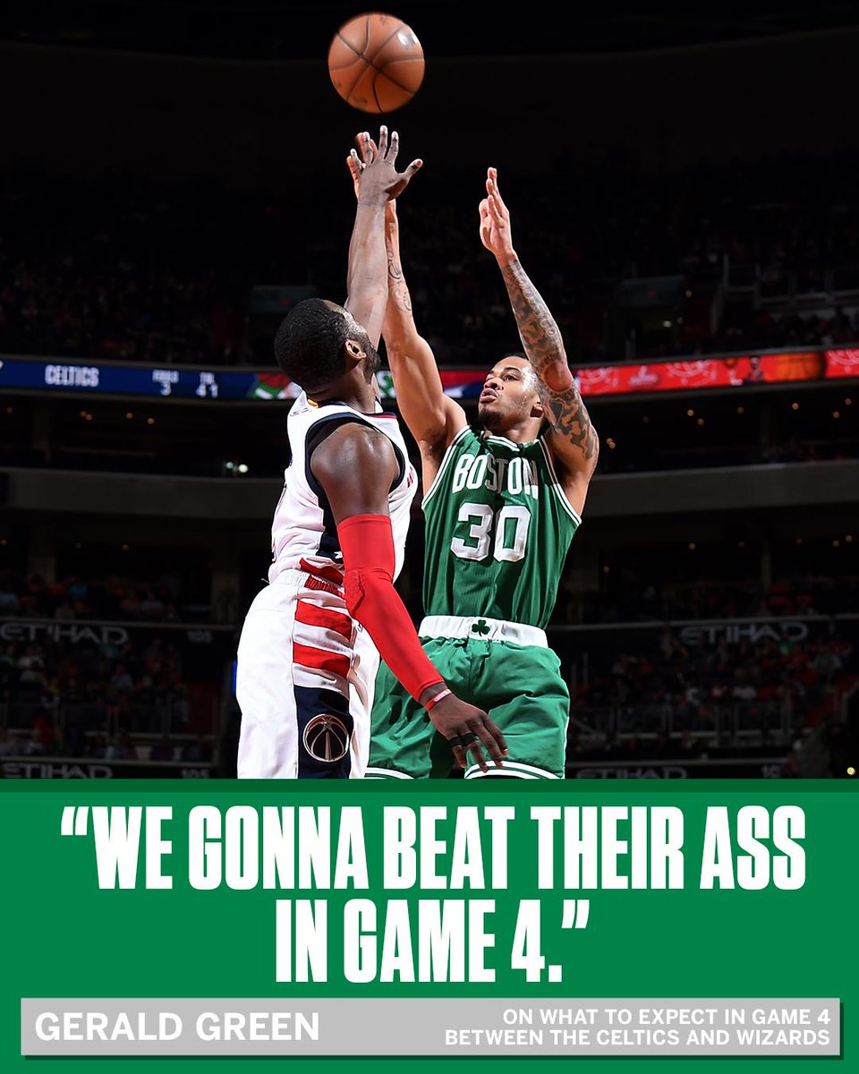 espn's tweet photo. Gerald Green has only one thing in mind for the teams' next game. https://t.co/uC16oUCsqu