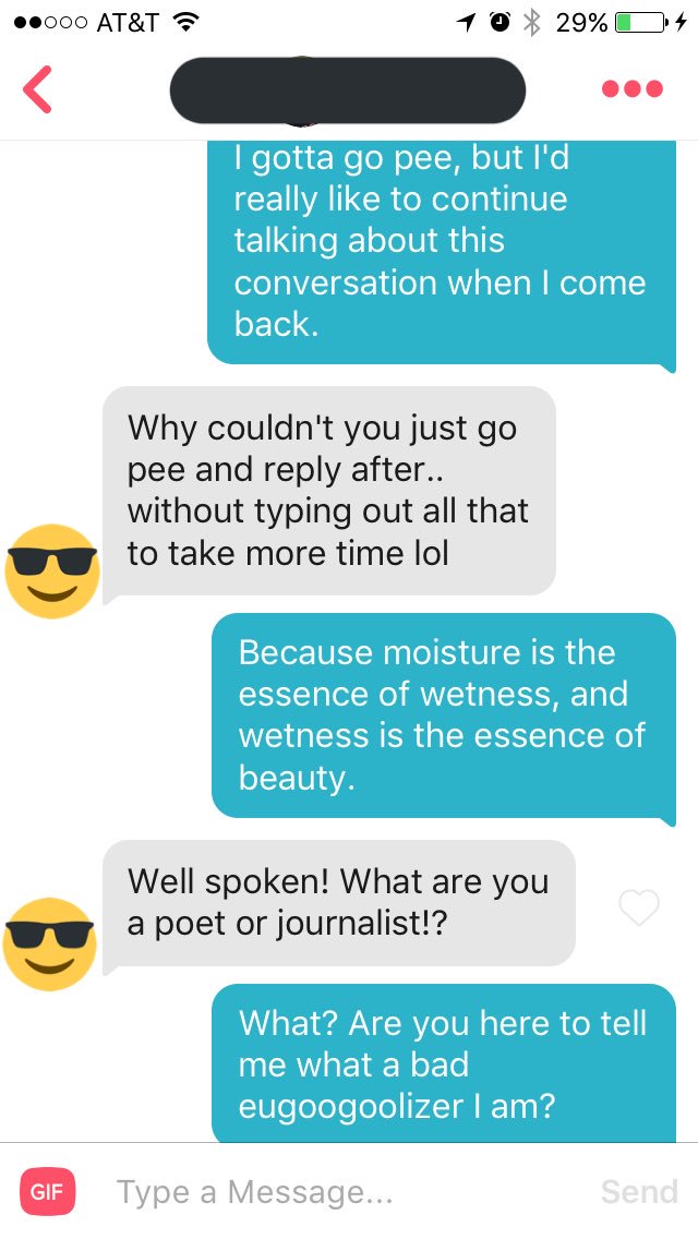 beccaaaahhhhh's tweet photo. I've been talking to this guy on tinder in only Zoolander quotes and I'm honestly surprised that he keeps replying 😂 https://t.co/0oyD5zvdKn