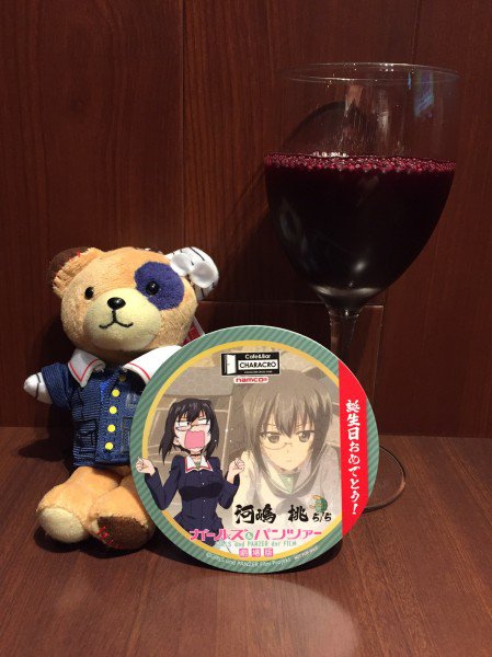 CHARACRO765's tweet photo. 皆さんッ
本日は、「県立大洗女子学園」カメさんチーム所属_生徒会広報『河嶋桃』選手のお誕生日です！
2度の母校存続をかけた試合を、杏会長を支え、仲間達と共に戦い抜いた「桃ちゃん」の記念日を、今日は盛大にお祝いしましょう。
パンツァーフォー！ https://t.co/9S54I3HMkJ
