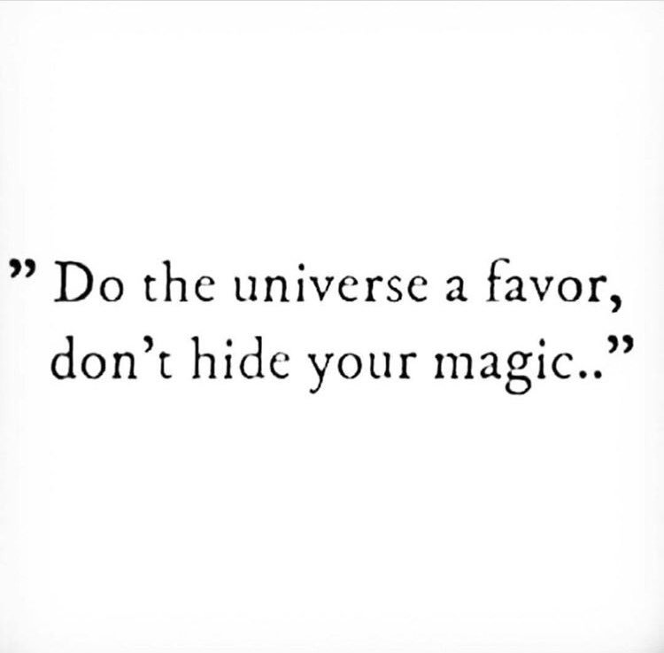 PamParamita's tweet photo. Yes please โบ๏ธโคโจ #donthideyourmagic #bewhoyouare #nobodycanbeabetteryouthanyou https://t.co/OLD6iLhhXJ