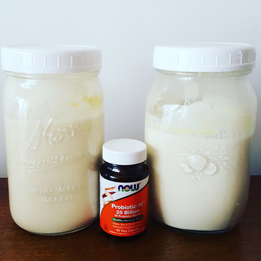 kareeneshub's tweet photo. Cultured #Cashew #milk with #dairy free #probiotics. Going to make #mozzarella #vegan #cheese. 
#raw #crueltyfree #guthealth #glutenfree https://t.co/kjgcX1Do7S