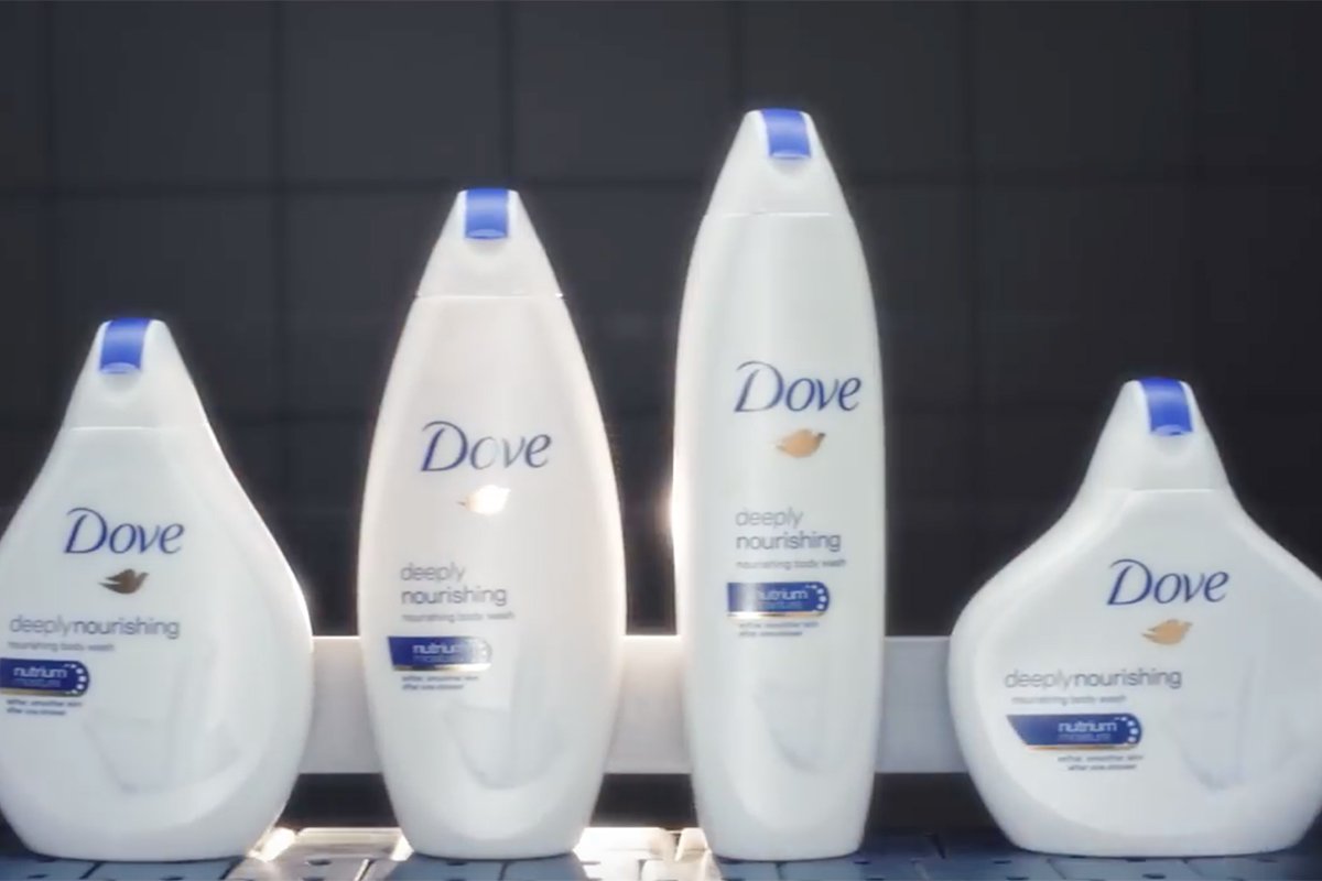 Creativity Pick: <a href="/Dove/">Dove</a> restyled its bottles to look like 'real' body shapes. bit.ly/2pf54lx